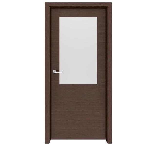 Dark Oak Charlotte Glass Interior Door
