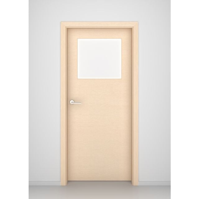 Bleached Oak Seattle Glass Interior Door