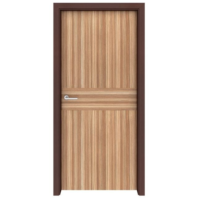 Zebrawood Iris Interior Door