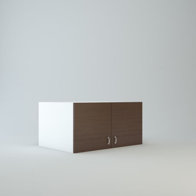 Wall Right Angle Corner Cabinet 24 inch High 24 inch Wide For Two Doors