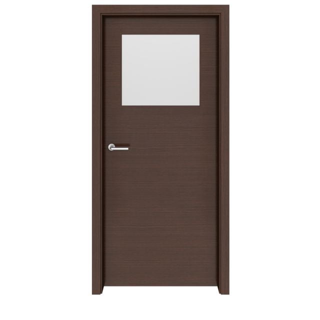 Dark Oak Seattle Glass Interior Door