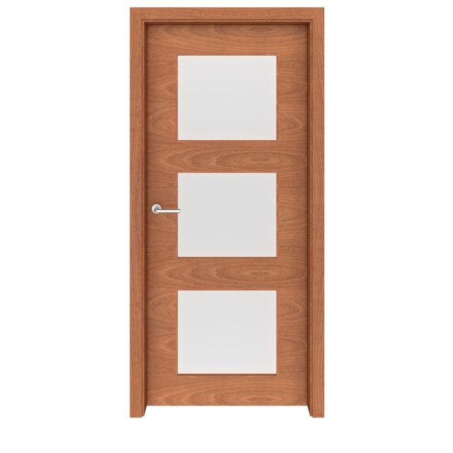Mahogany Newport Glass Interior Door