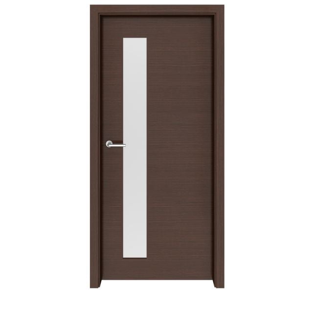 Dark Oak Carmel Glass Interior Door