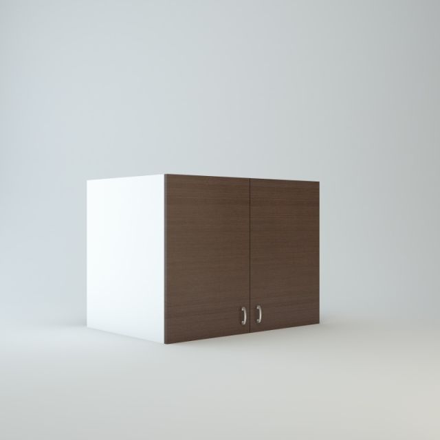 Wall Right Angle Corner Cabinet 33 inch High 24 inch Wide For Two Doors