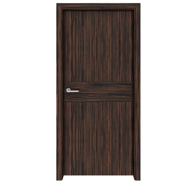 Ebony Macassar Iris Interior Door