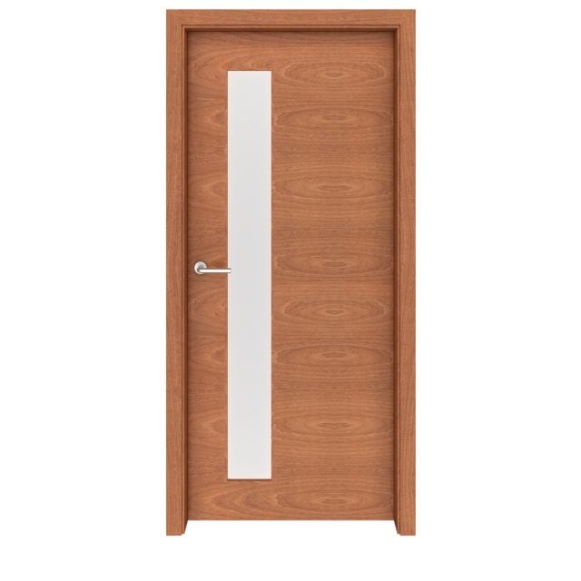 Mahogany Carmel Glass Interior Door