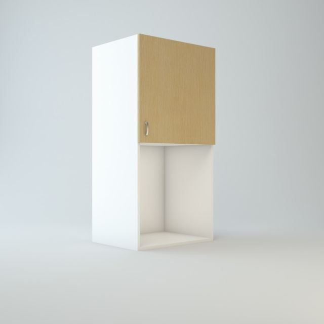 Wall Microwave Cabinet 48 inch High 18 inch Deep 24 inch Wide