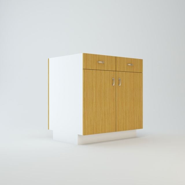 Base Peninsula Blind Corner Cabinet 42 inch For One Drawer & Three Doors