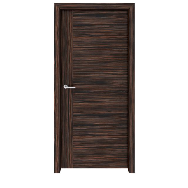 Ebony Macassar Stream Interior Door
