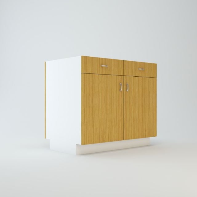 Base Peninsula Blind Corner Cabinet 48 inch For One Drawer & Three Doors