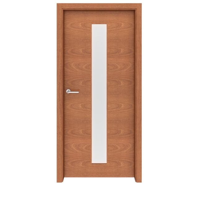 Mahogany Greenwich Glass Interior Door