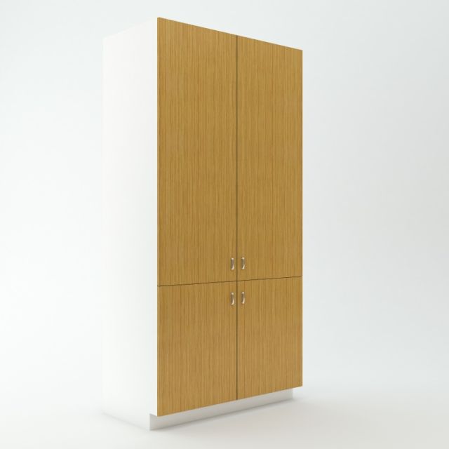 Tall Storage Cabinet 23 3/4 inch Deep 90 inch High 30 inch Wide For Two Full Height Doors