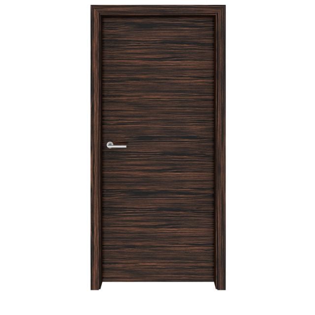 Ebony Macassar Flush Horizontal Interior Door