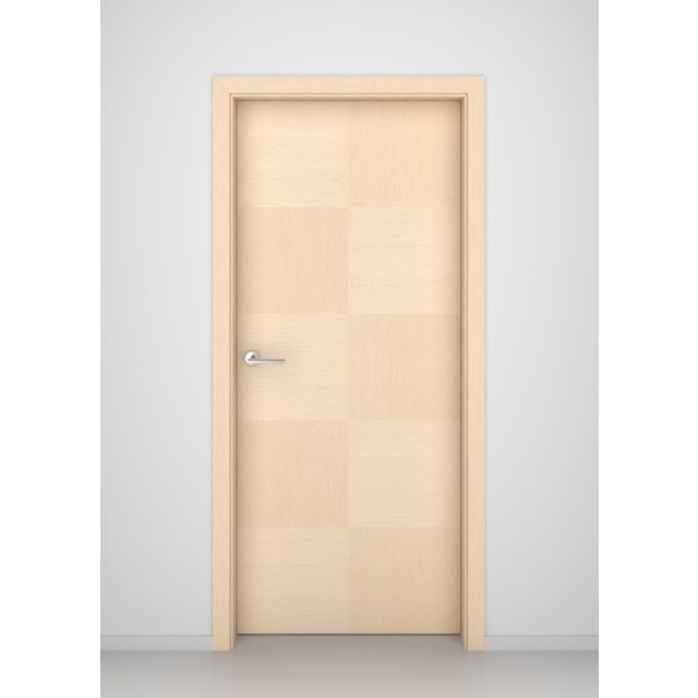Bleached Oak Checkers Interior Door