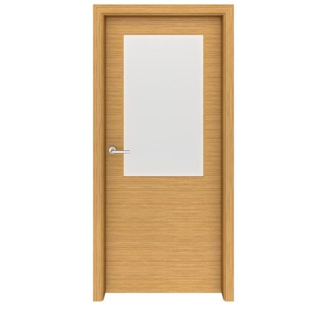 Teak Charlotte Glass Interior Door
