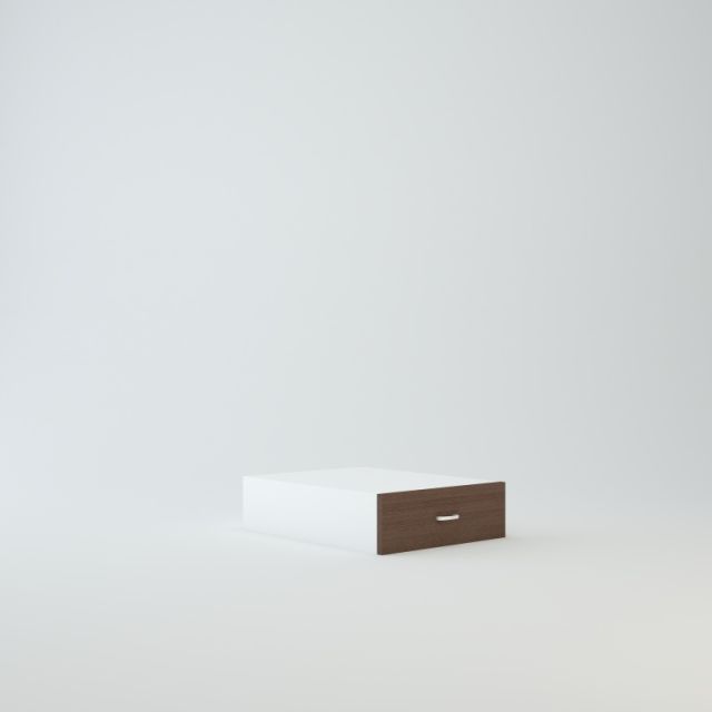 Base Pencil Drawer Cabinet 45 inch For Two Drawers, Side By Side