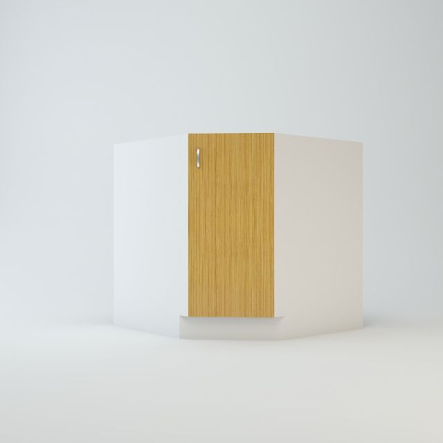 Base Peninsula Cabinet 33 inch For Four Doors