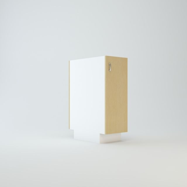 Base Peninsula Cabinet 12 inch For One Drawer & Two Doors