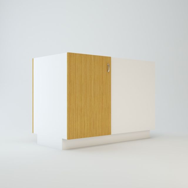 Base Pencil Drawer Cabinet 30 inch For Two Drawers, Side By Side