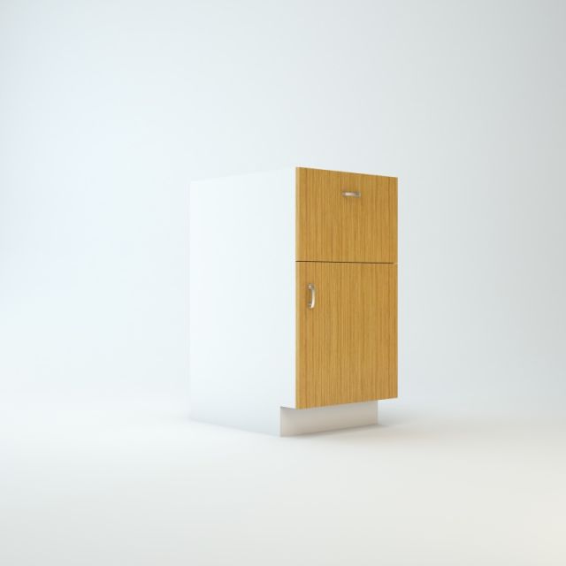 Base Cabinet 27 inch For 2 Drawers Side By Side & 2 Doors