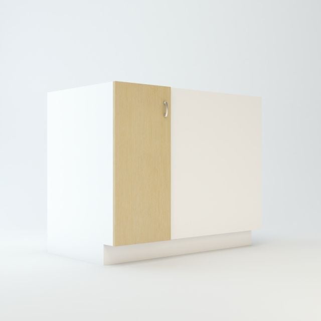 Base Peninsula Cabinet 12 inch For Two Doors