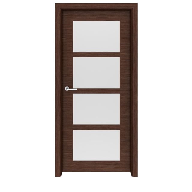 Walnut Denver Glass Interior Door