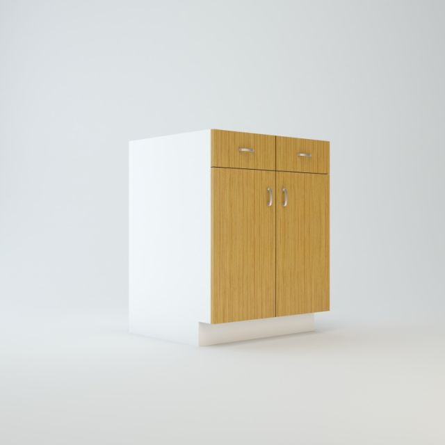 Base Cabinet 30 inch For 2 Drawers Side By Side And 2 Drawers Stacked Below