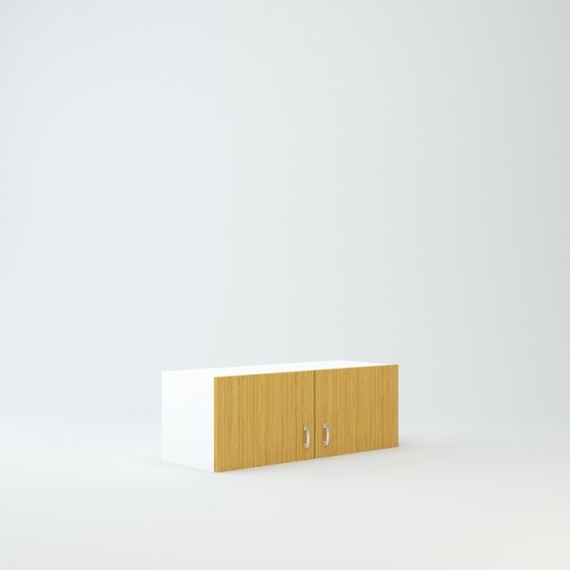Wall Cabinet 12 inch High 33 inch Wide For Two Doors
