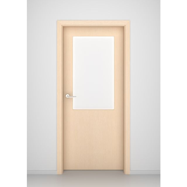 Bleached Oak Charlotte Glass Interior Door