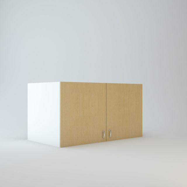 Wall Refrigerator Cabinet 24 inch High 24 inch Deep 45 inch Wide For Two Doors