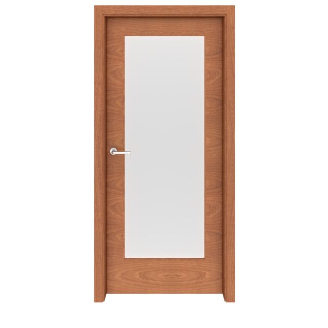 Mahogany Madison Glass Interior Door