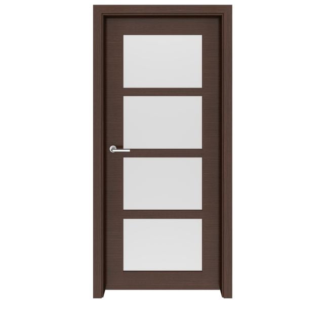 Dark Oak Denver Glass Interior Door