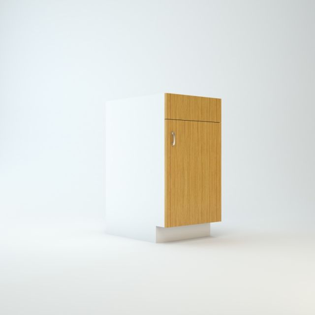 Base Tray Cabinet 18 inch For One Door With 3 Tray Divider