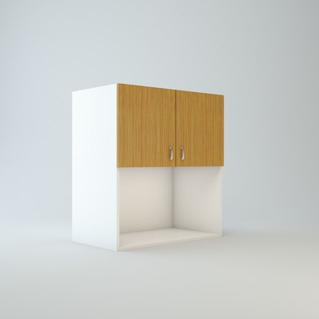 Wall Refrigerator Cabinet 18 inch High 24 inch Deep 30 inch Wide For Two Doors