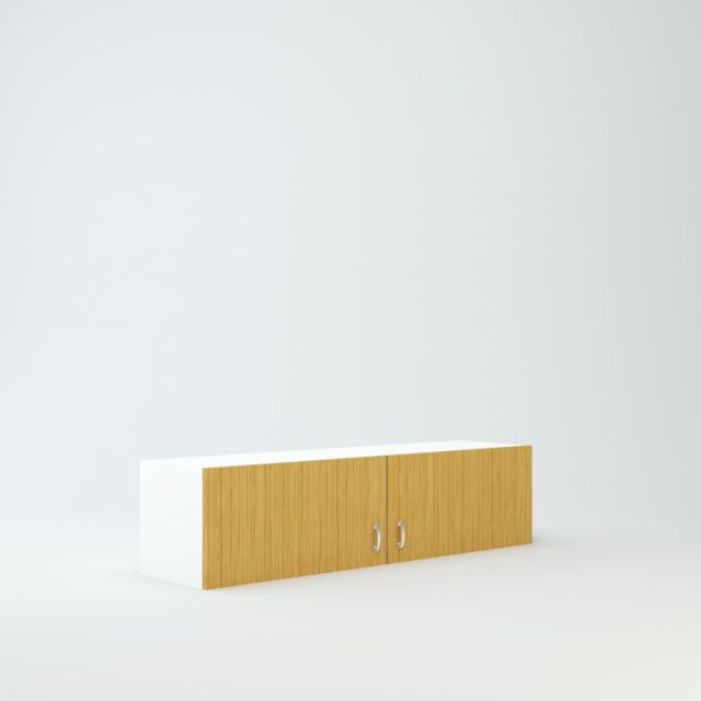 Wall Cabinet 12 inch High 48 inch Wide For Two Doors