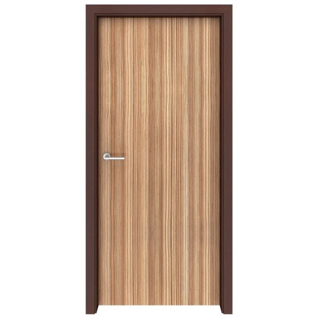 Zebrawood Flush Vertical Interior Door