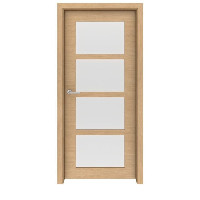 Light Oak Denver Glass Interior Door