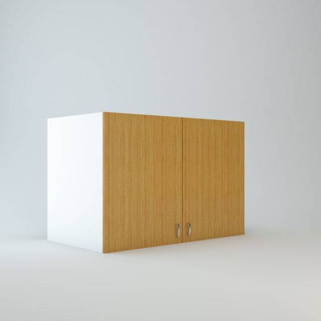 Wall Refrigerator Cabinet 30 inch High 24 inch Deep 45 inch Wide For Two Doors