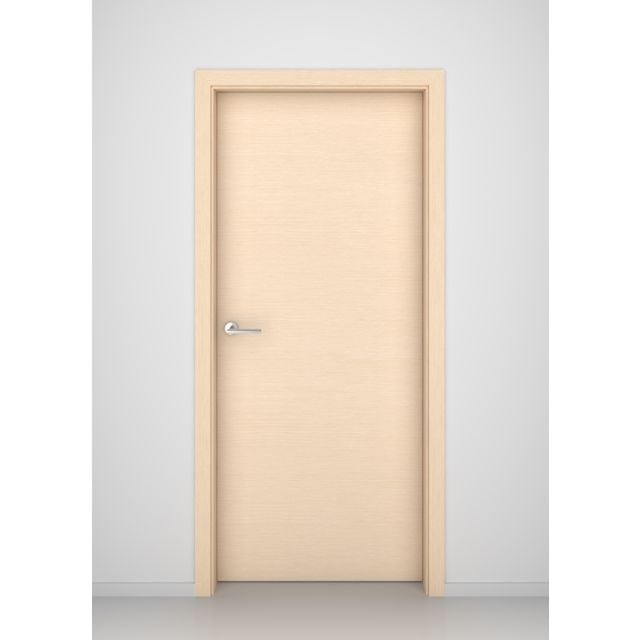 Bleached Oak Flush Horizontal Interior Door