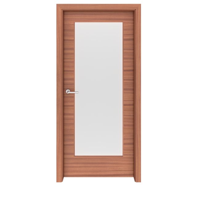 Sapele Mahogany Madison Glass Interior Door