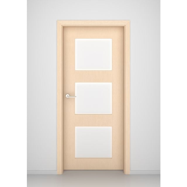 Bleached Oak Newport Glass Interior Door