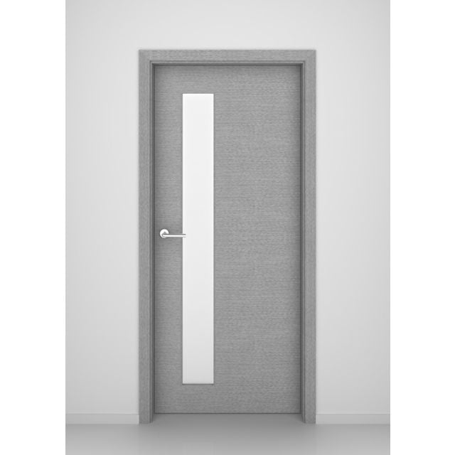 Grey Oak Carmel Glass Interior Door