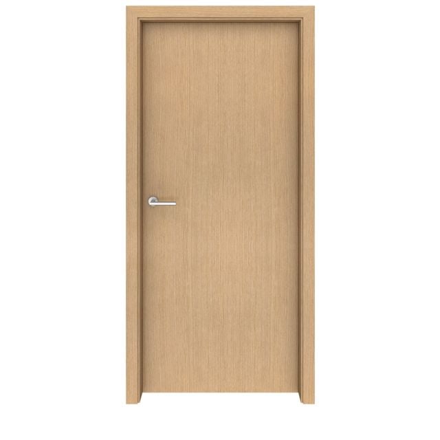 Light Oak Flush Vertical Interior Door