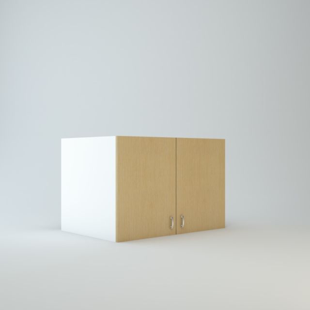 Wall Right Angle Corner Cabinet 30 inch High 24 inch Wide For Two Doors