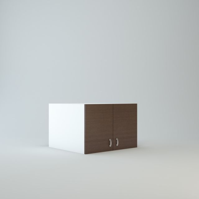 Wall Refrigerator Cabinet 18 inch High 24 inch Deep 27 inch Wide For Two Doors