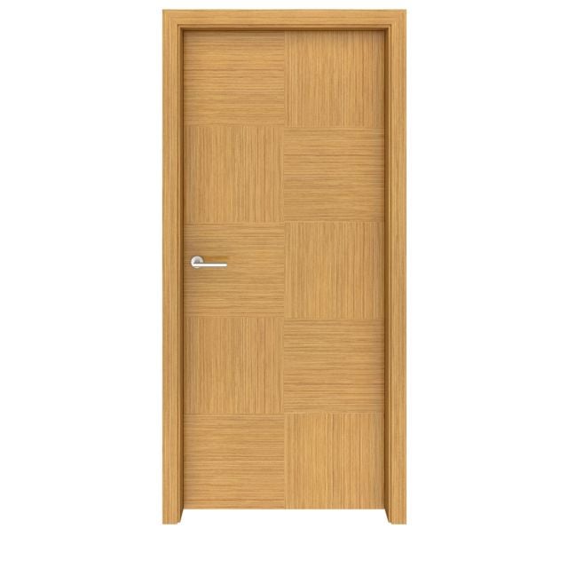 Teak Checkers Interior Door