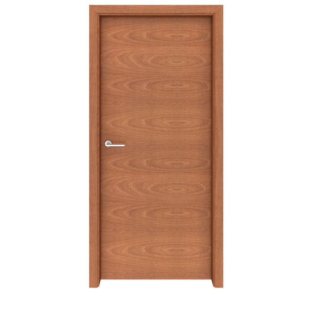 Mahogany Flush Horizontal Interior Door