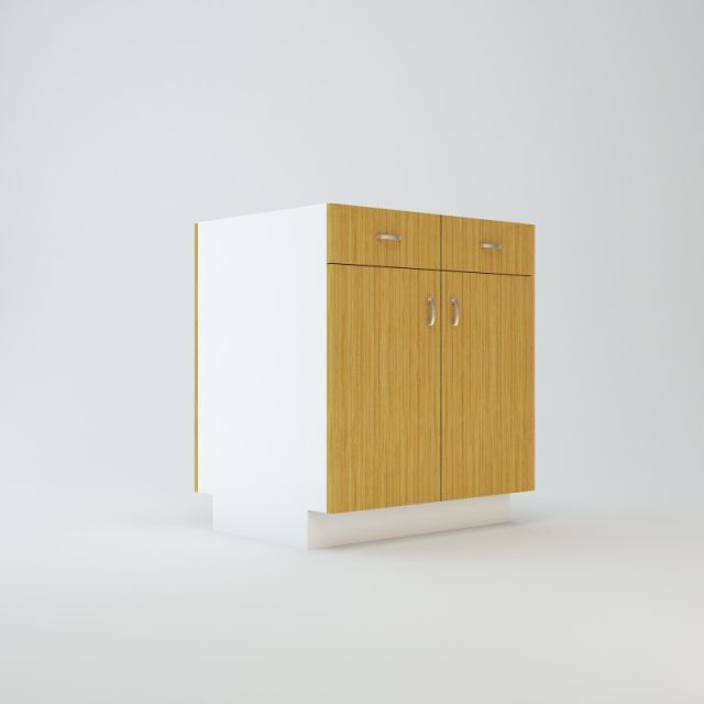 Base Peninsula Blind Corner Cabinet 39 inch For One Drawer & Three Doors