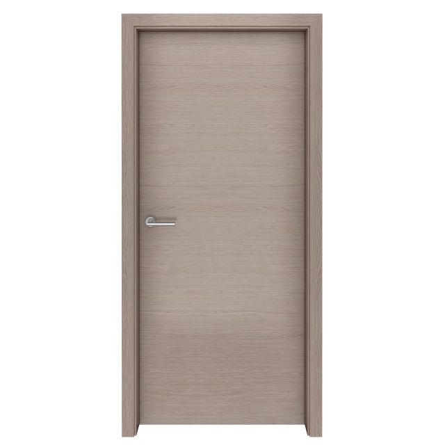 Antique Grey Oak Flush Horizontal Interior Door