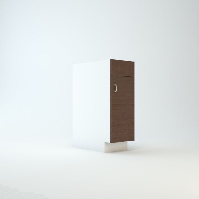 Base Tray Cabinet 12 inch For One Door With 2 Tray Divider